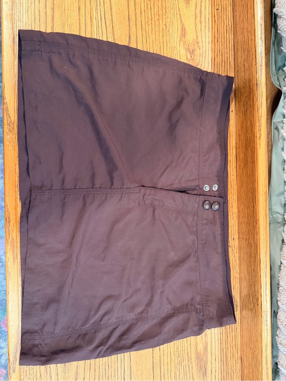 L.L. Bean Women's Brown Nylon Skort